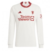 Camisa de time de futebol Manchester United Bruno Fernandes #8 Replicas 3º Equipamento 2023-24 Manga Comprida